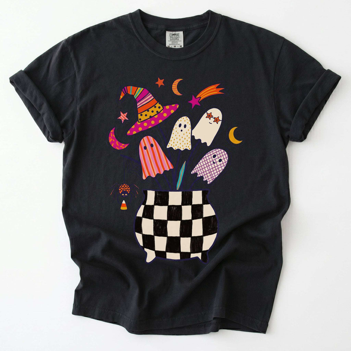 Spooky Ghost Bouquet Vintage Washed T-Shirt