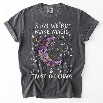 Stay Weird Make Magic Vintage Washed T-Shirt