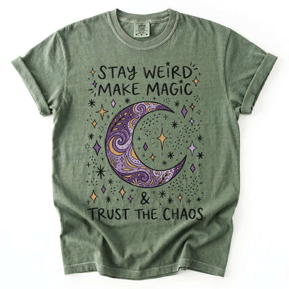 Stay Weird Make Magic Vintage Washed T-Shirt