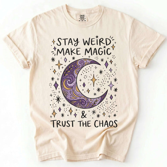 Stay Weird Make Magic Vintage Washed T-Shirt