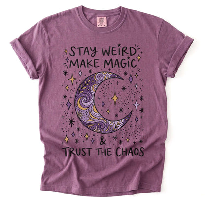Stay Weird Make Magic Vintage Washed T-Shirt