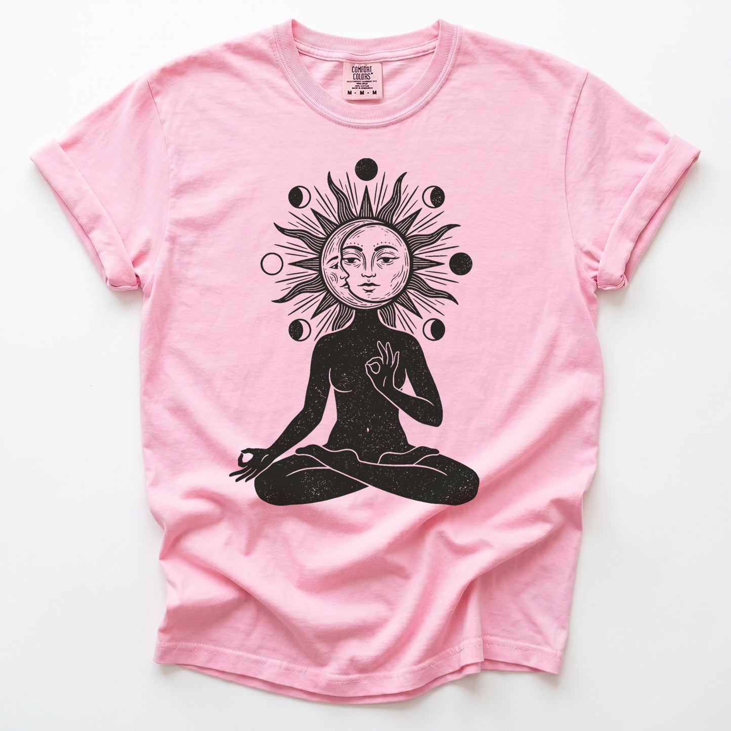 Sun & Moon Meditation Vintage Washed T-Shirt