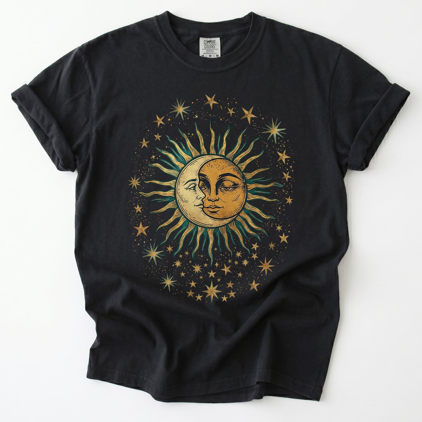 Sun & Moon Mystical Vintage Washed T-Shirt