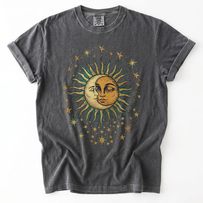 Sun & Moon Mystical Vintage Washed T-Shirt