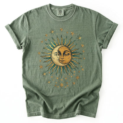 Sun & Moon Mystical Vintage Washed T-Shirt