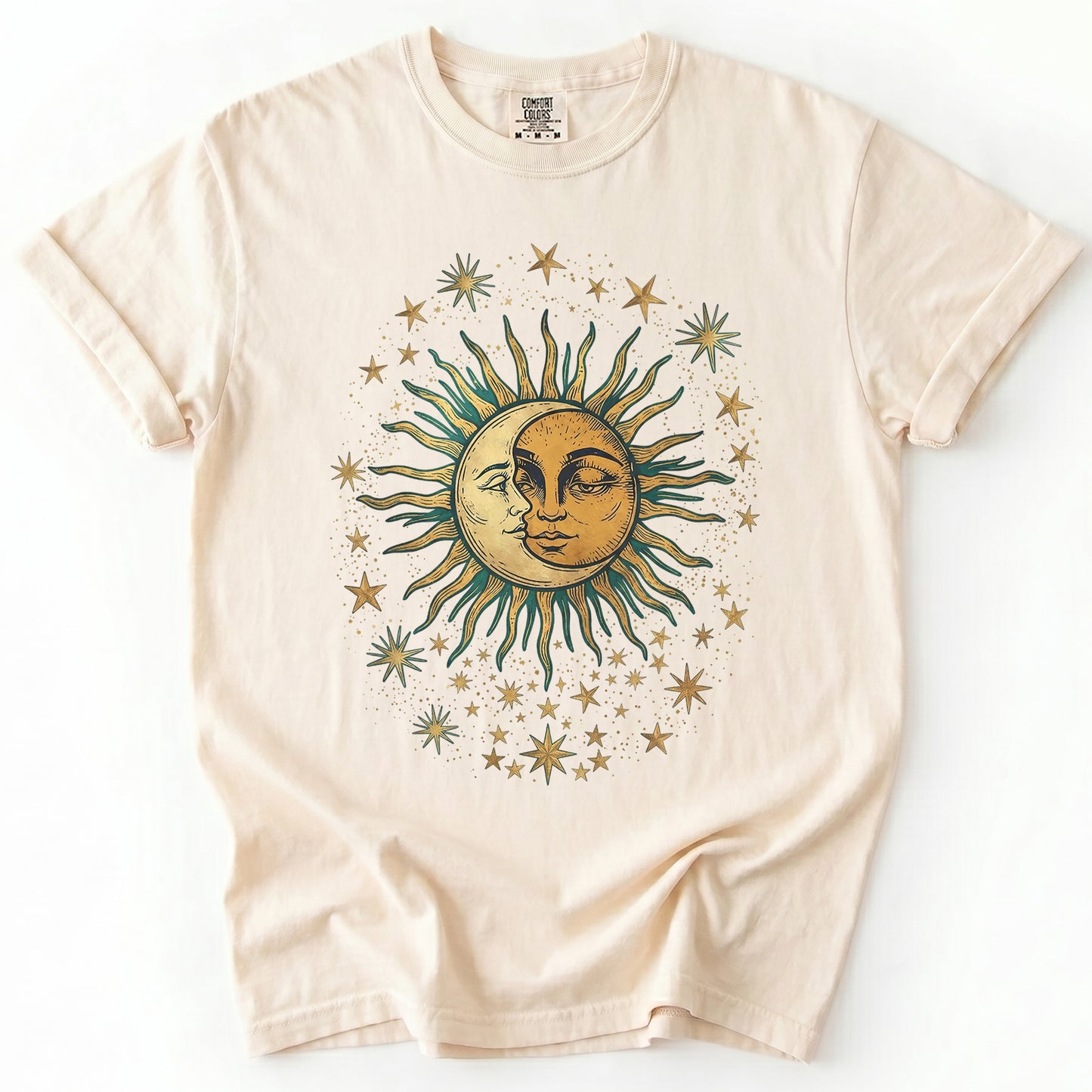 Sun & Moon Mystical Vintage Washed T-Shirt