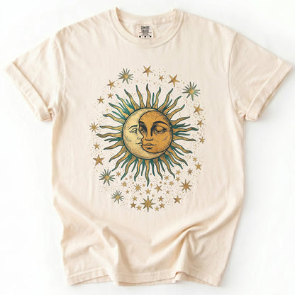 Sun & Moon Mystical Vintage Washed T-Shirt