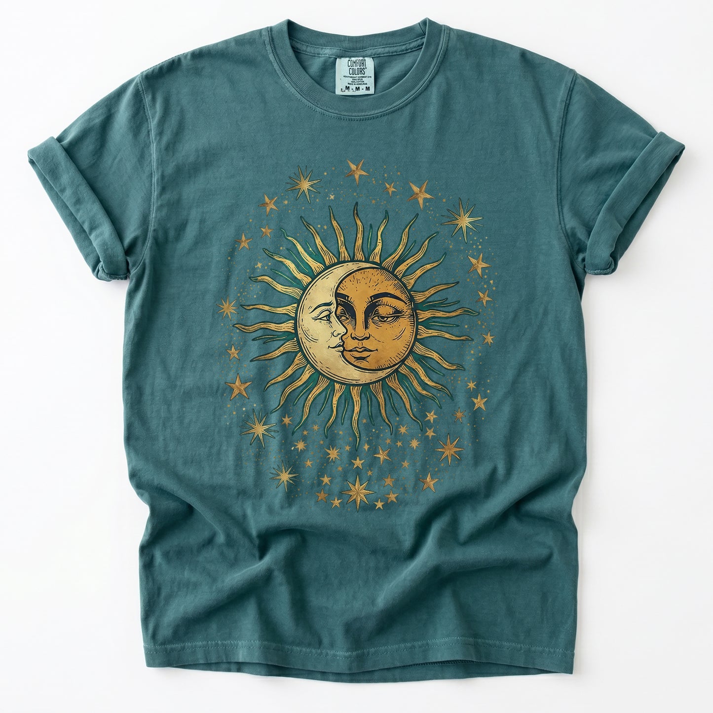 Sun & Moon Mystical Vintage Washed T-Shirt