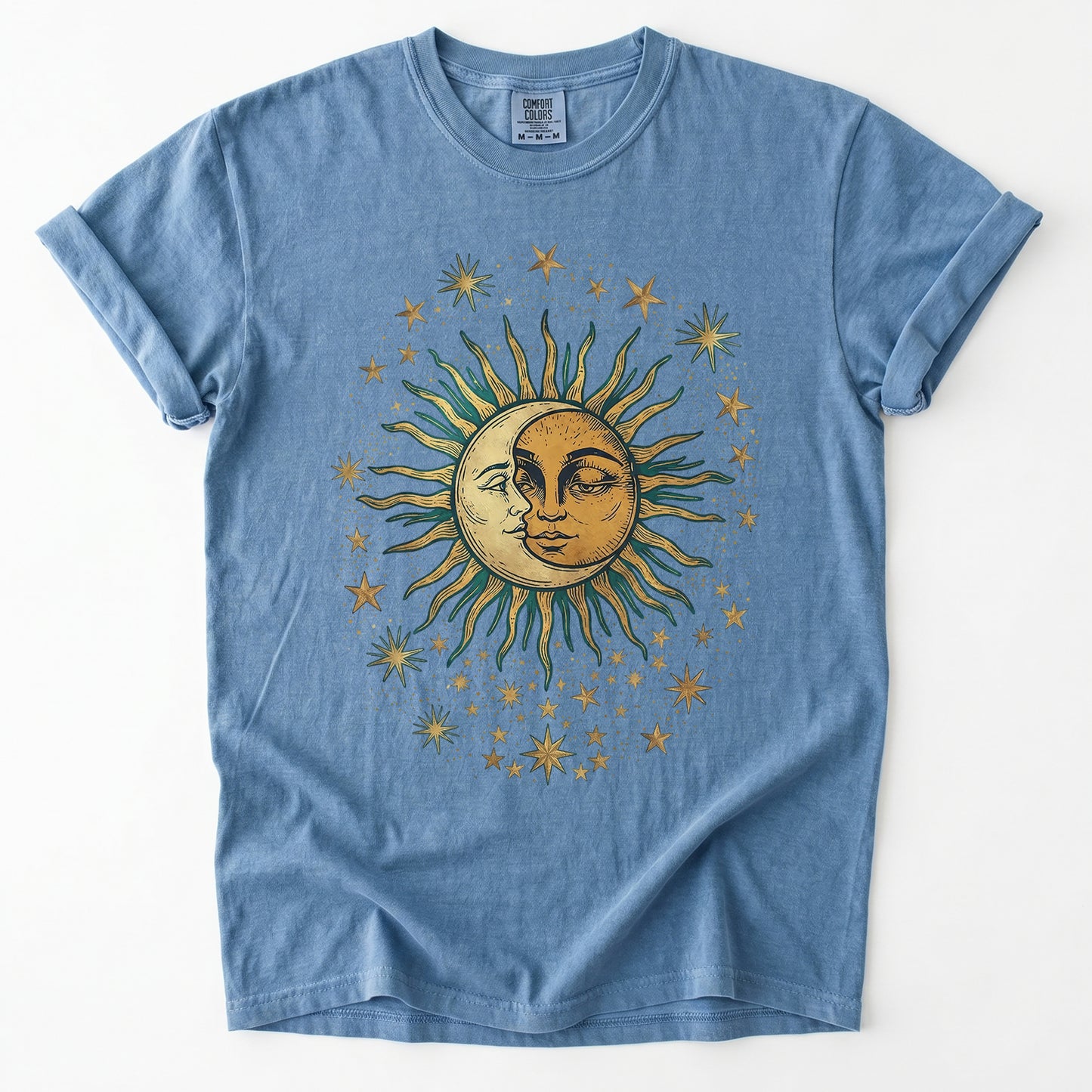 Sun & Moon Mystical Vintage Washed T-Shirt