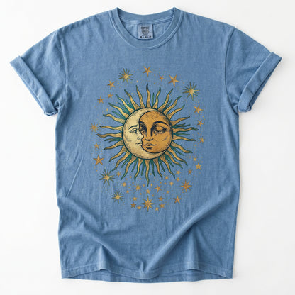 Sun & Moon Mystical Vintage Washed T-Shirt