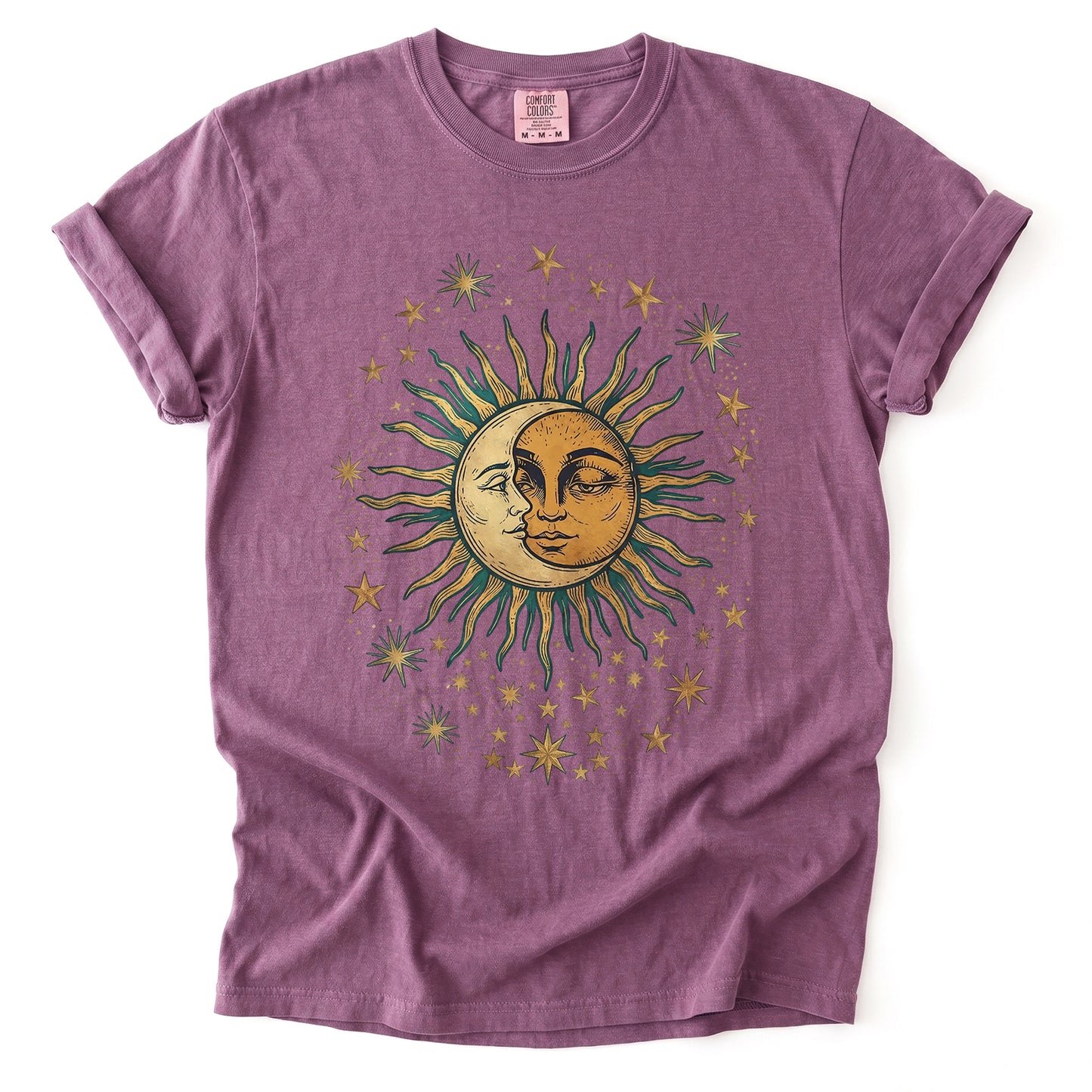Sun & Moon Mystical Vintage Washed T-Shirt