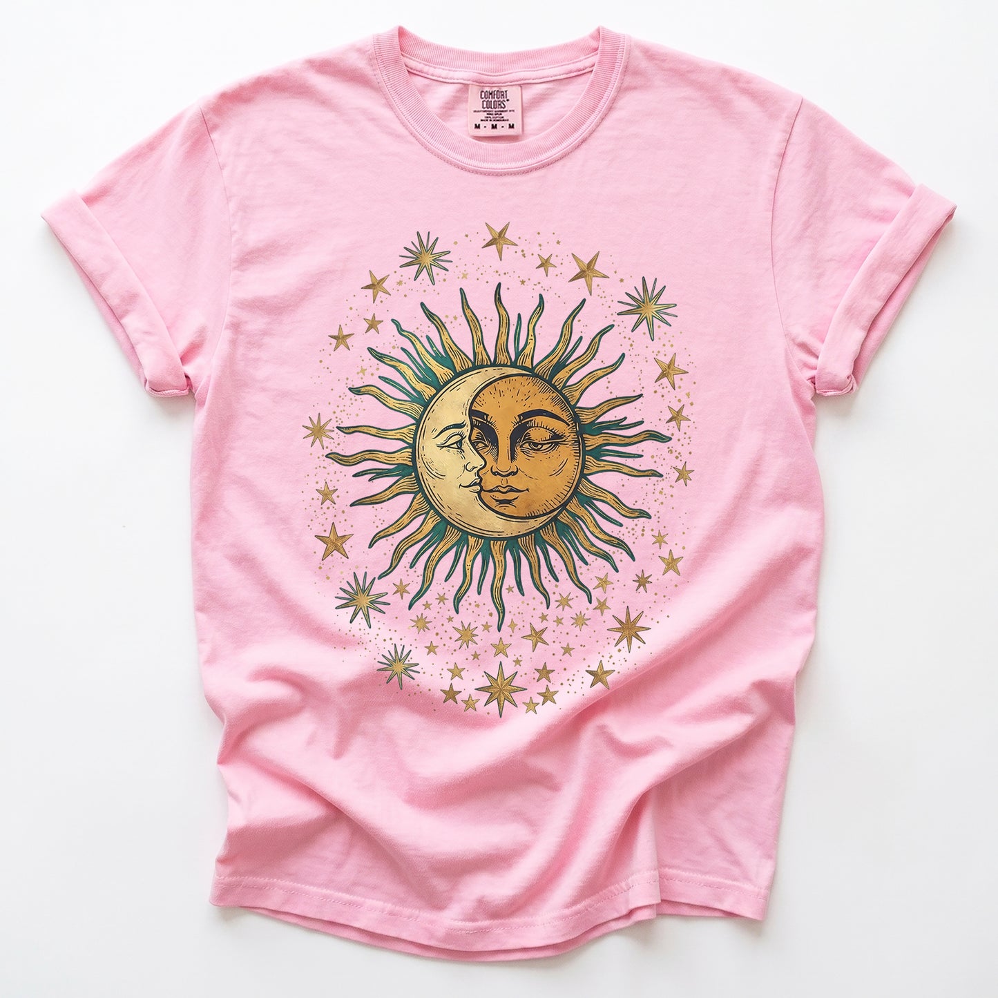 Sun & Moon Mystical Vintage Washed T-Shirt