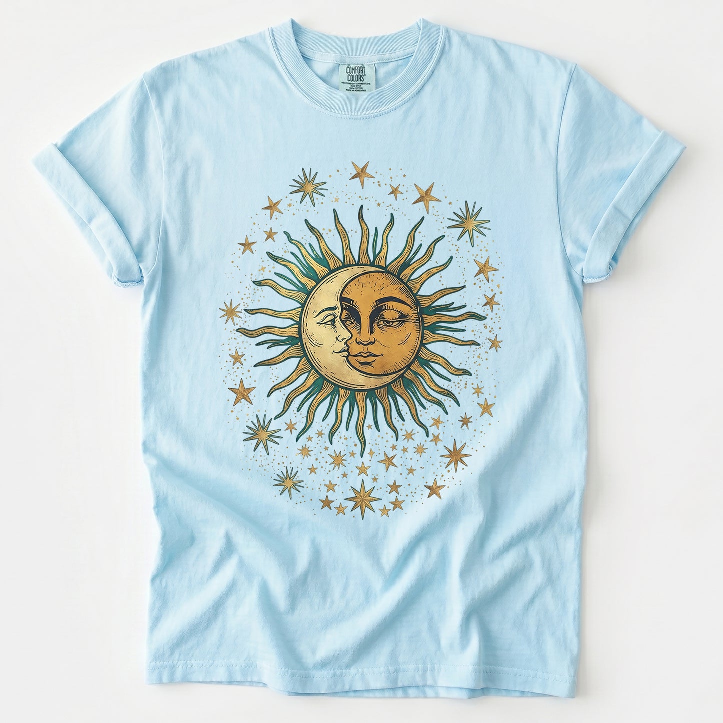Sun & Moon Mystical Vintage Washed T-Shirt