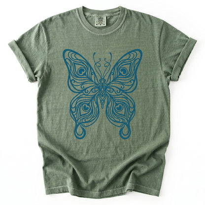 Swirl Butterfly Vintage Washed T-Shirt
