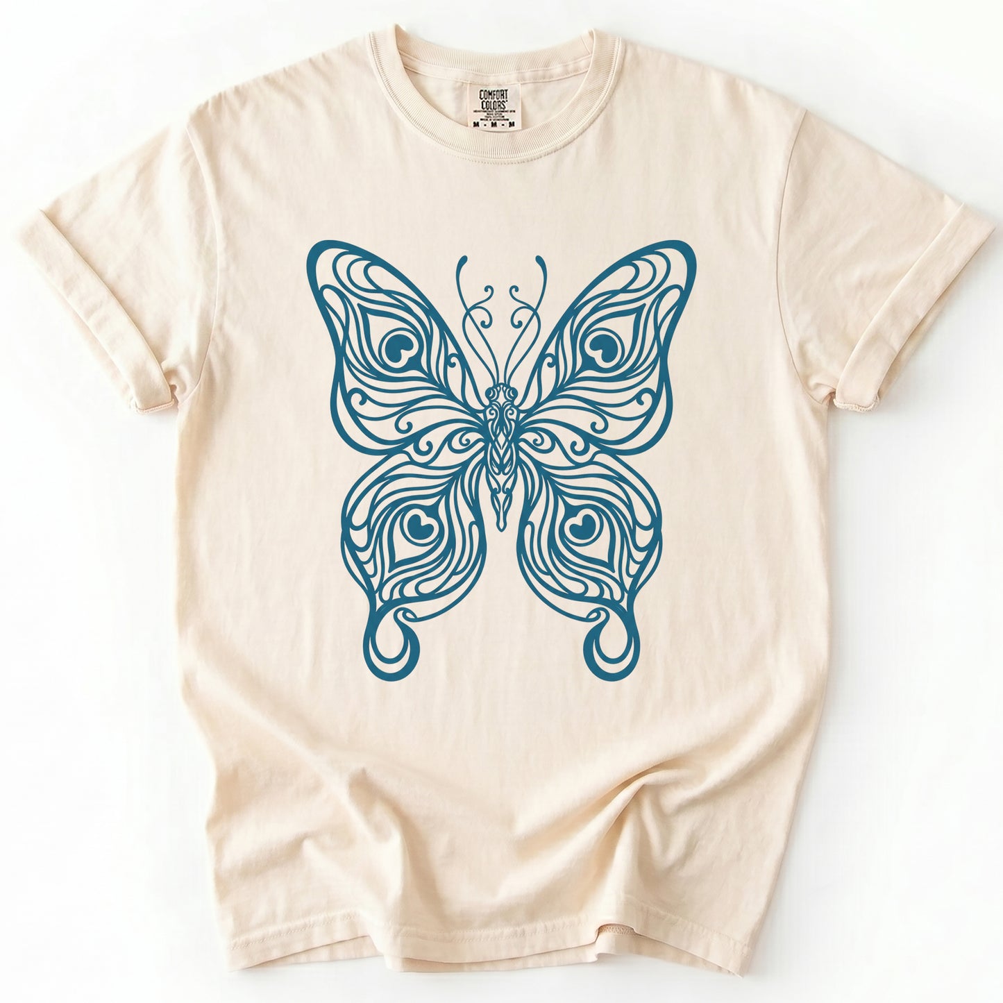 Swirl Butterfly Vintage Washed T-Shirt