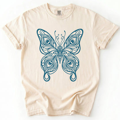 Swirl Butterfly Vintage Washed T-Shirt