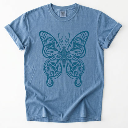 Swirl Butterfly Vintage Washed T-Shirt