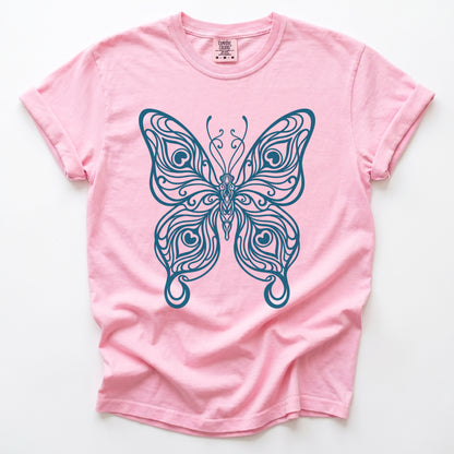 Swirl Butterfly Vintage Washed T-Shirt