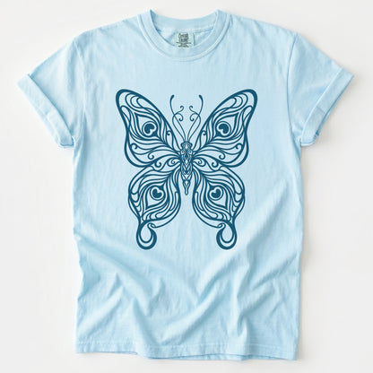 Swirl Butterfly Vintage Washed T-Shirt