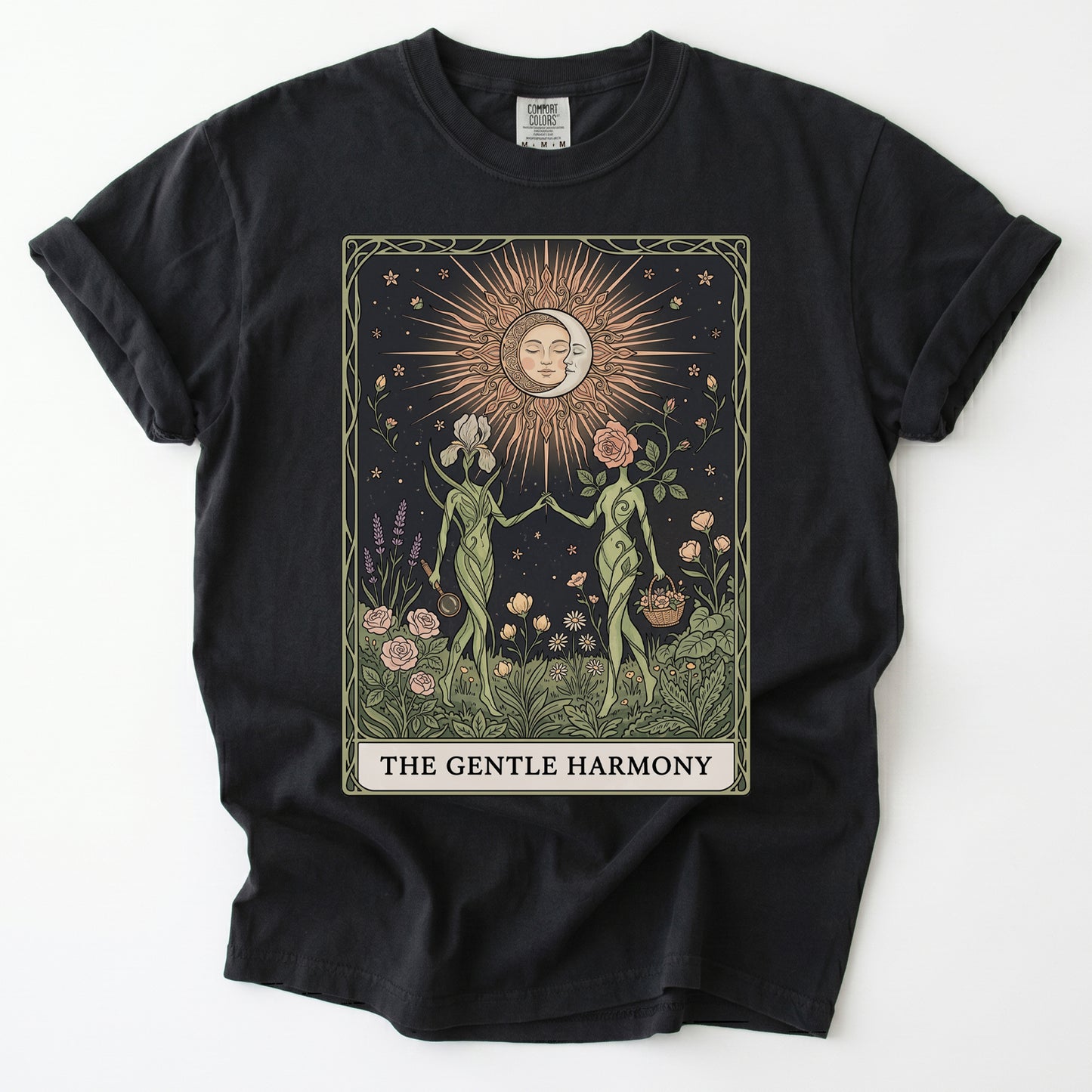 The Gentle Harmony Tarot Vintage Washed T-Shirt