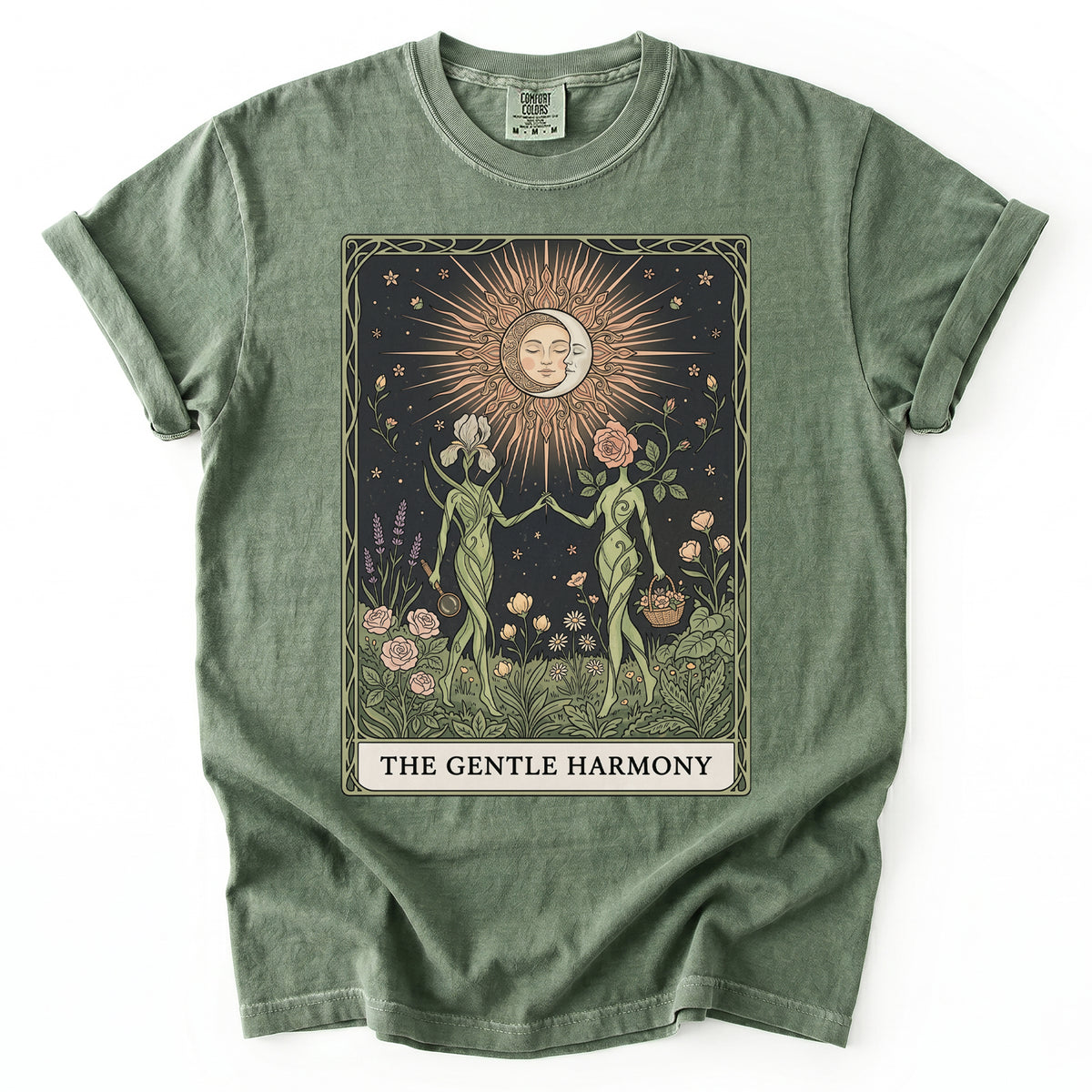 The Gentle Harmony Tarot Vintage Washed T-Shirt