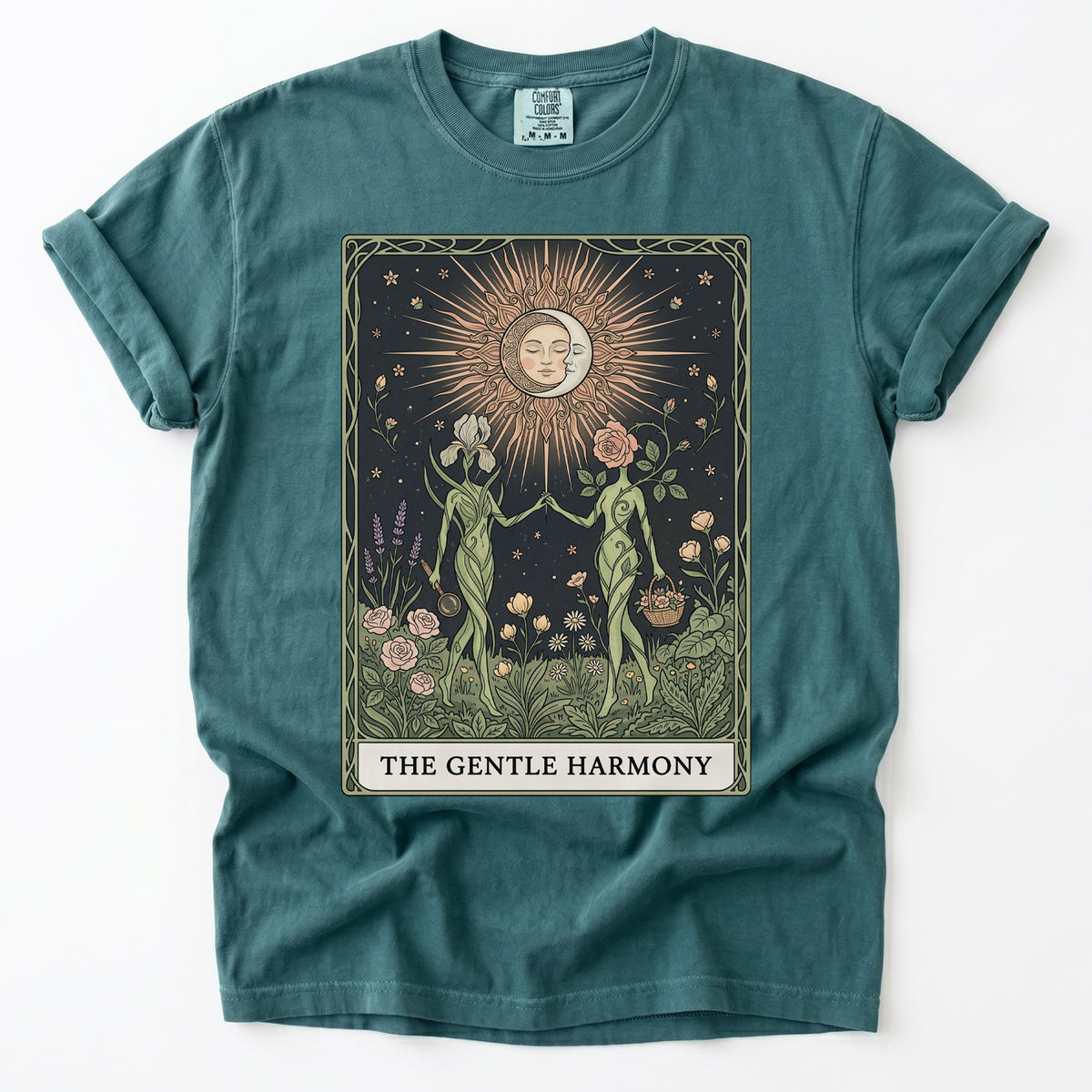 The Gentle Harmony Tarot Vintage Washed T-Shirt
