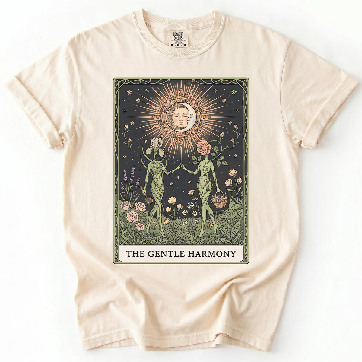 The Gentle Harmony Tarot Vintage Washed T-Shirt