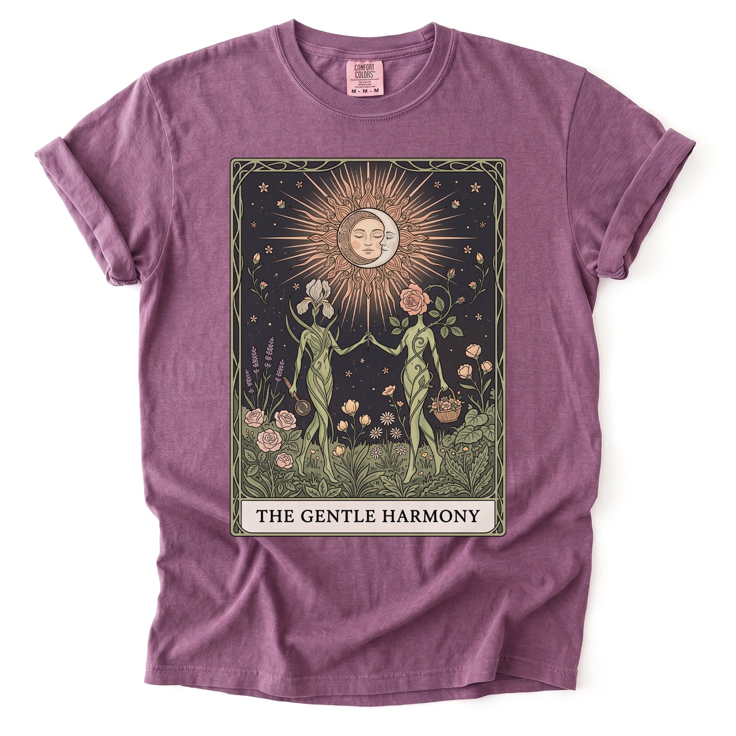 The Gentle Harmony Tarot Vintage Washed T-Shirt