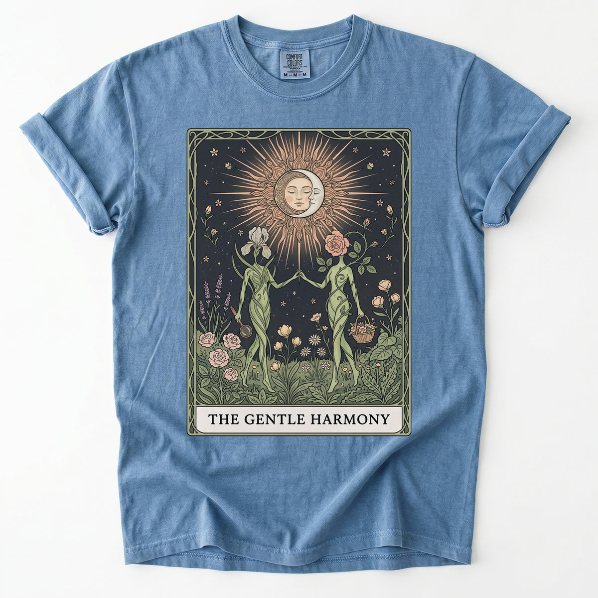 The Gentle Harmony Tarot Vintage Washed T-Shirt