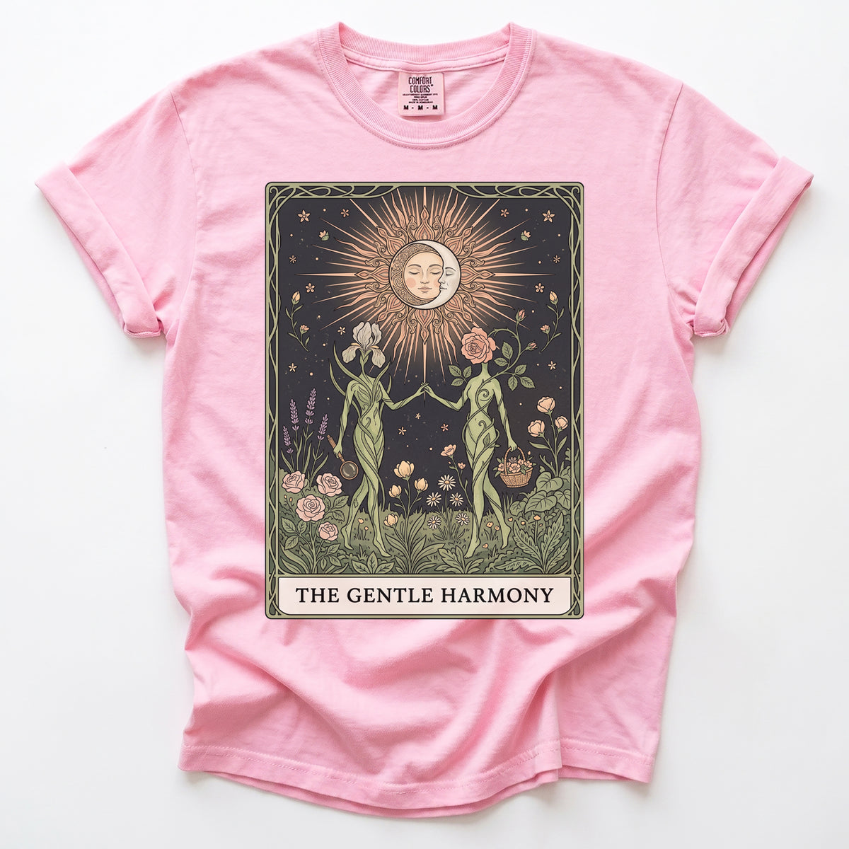 The Gentle Harmony Tarot Vintage Washed T-Shirt