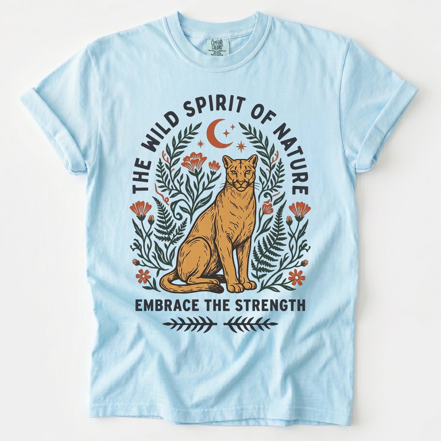 The Wild Spirit Of Nature Vintage Washed T-Shirt