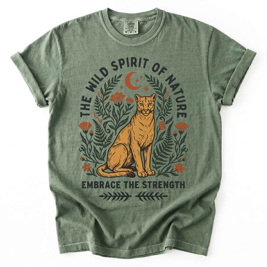 The Wild Spirit Of Nature Vintage Washed T-Shirt