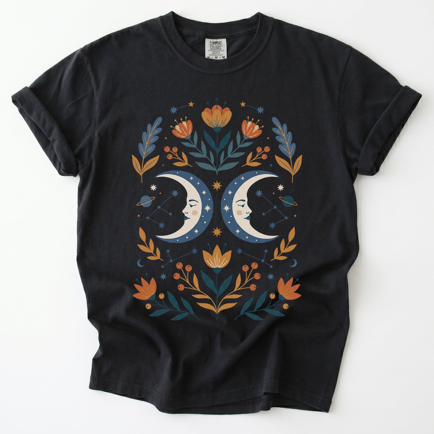 Twin Moons Vintage Washed T-Shirt