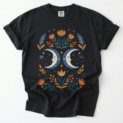 Twin Moons Vintage Washed T-Shirt