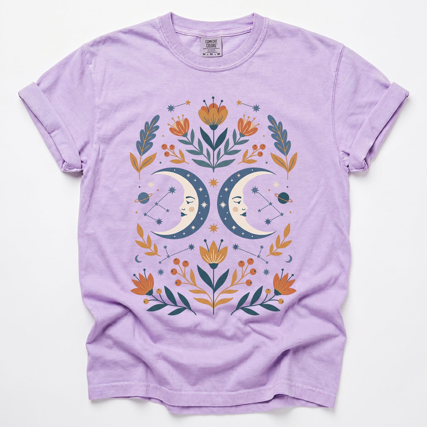 Twin Moons Vintage Washed T-Shirt