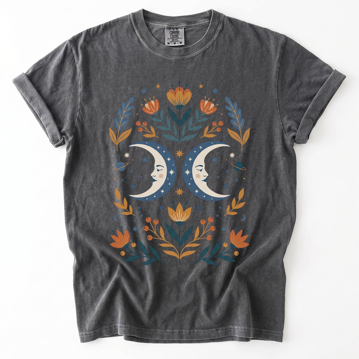 Twin Moons Vintage Washed T-Shirt