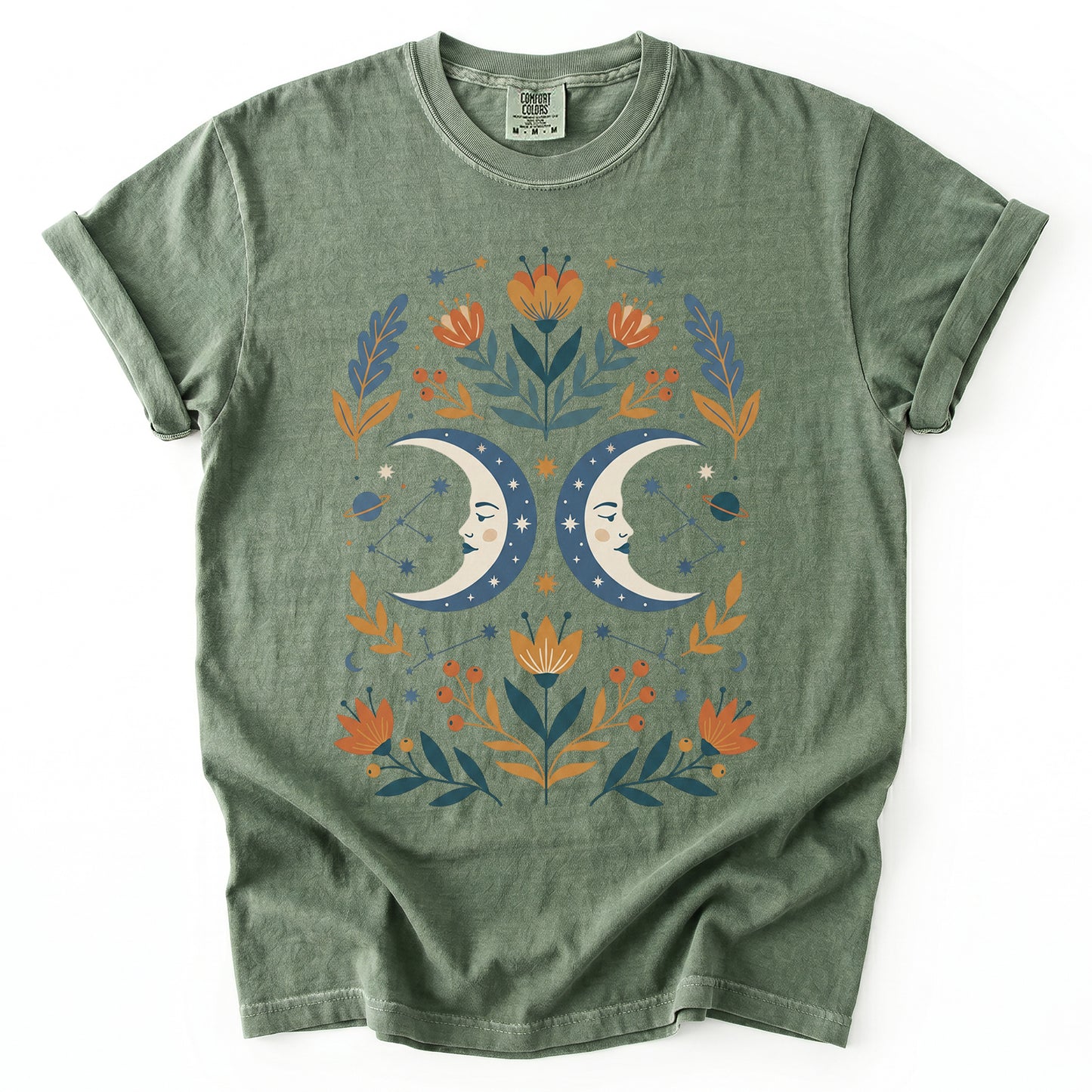 Twin Moons Vintage Washed T-Shirt