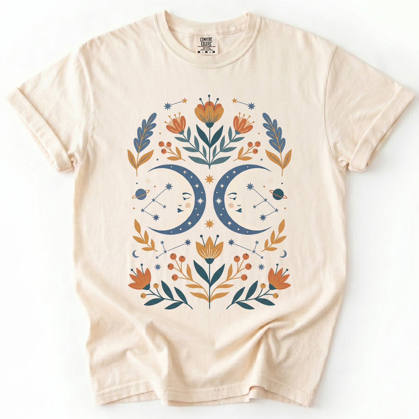 Twin Moons Vintage Washed T-Shirt