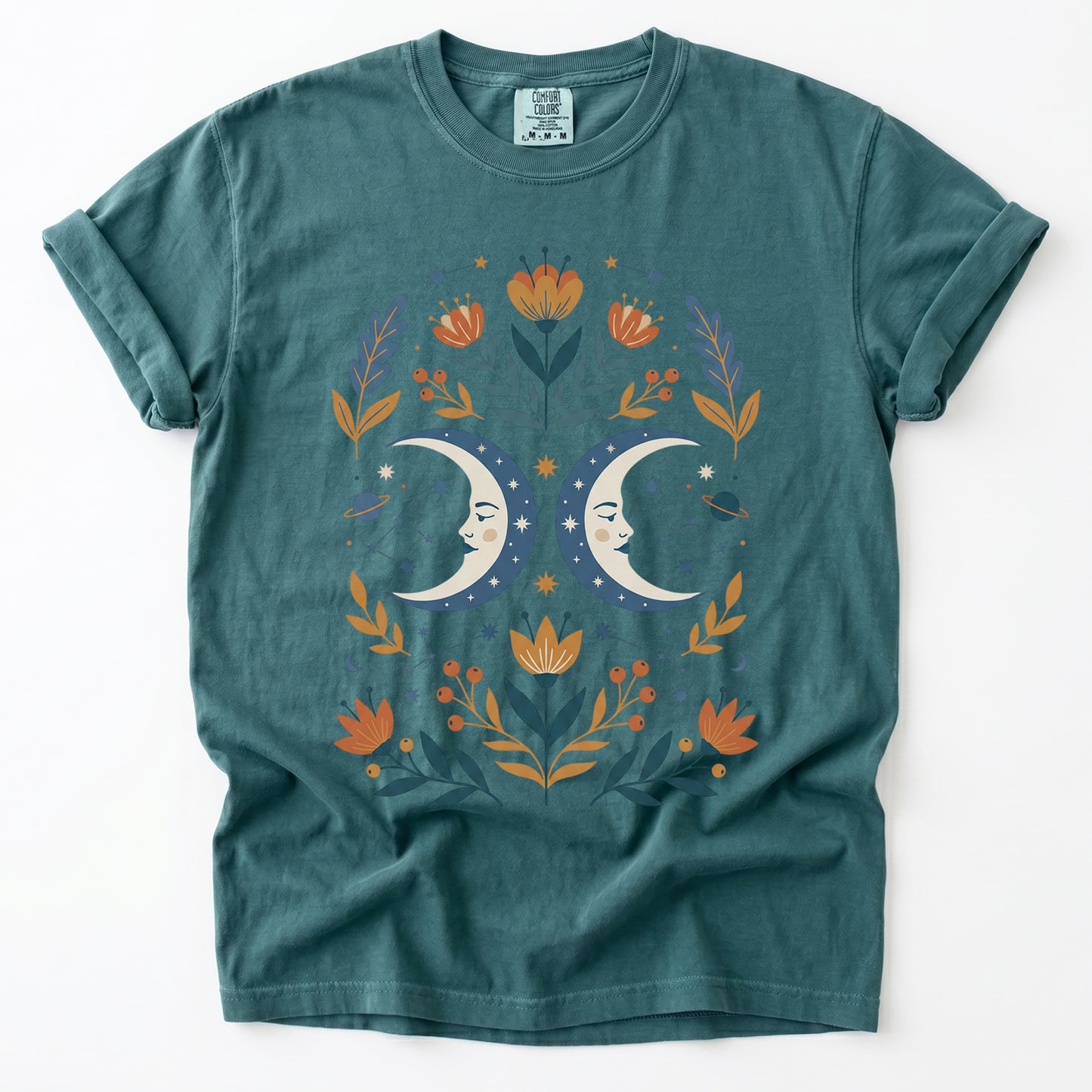 Twin Moons Vintage Washed T-Shirt