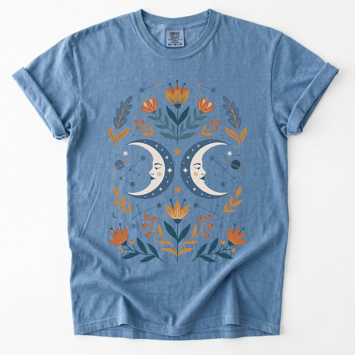 Twin Moons Vintage Washed T-Shirt