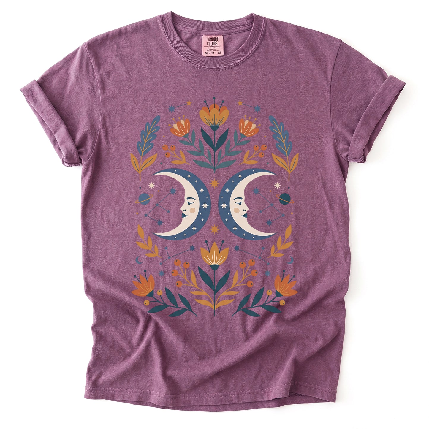 Twin Moons Vintage Washed T-Shirt