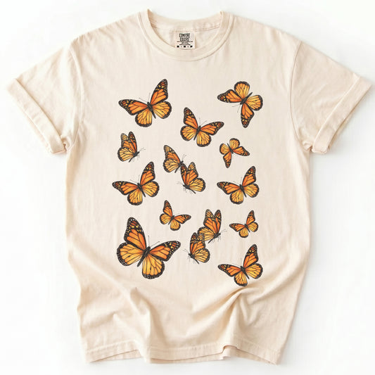 Vintage Monarch Butterfly Collection Vintage Washed T-Shirt