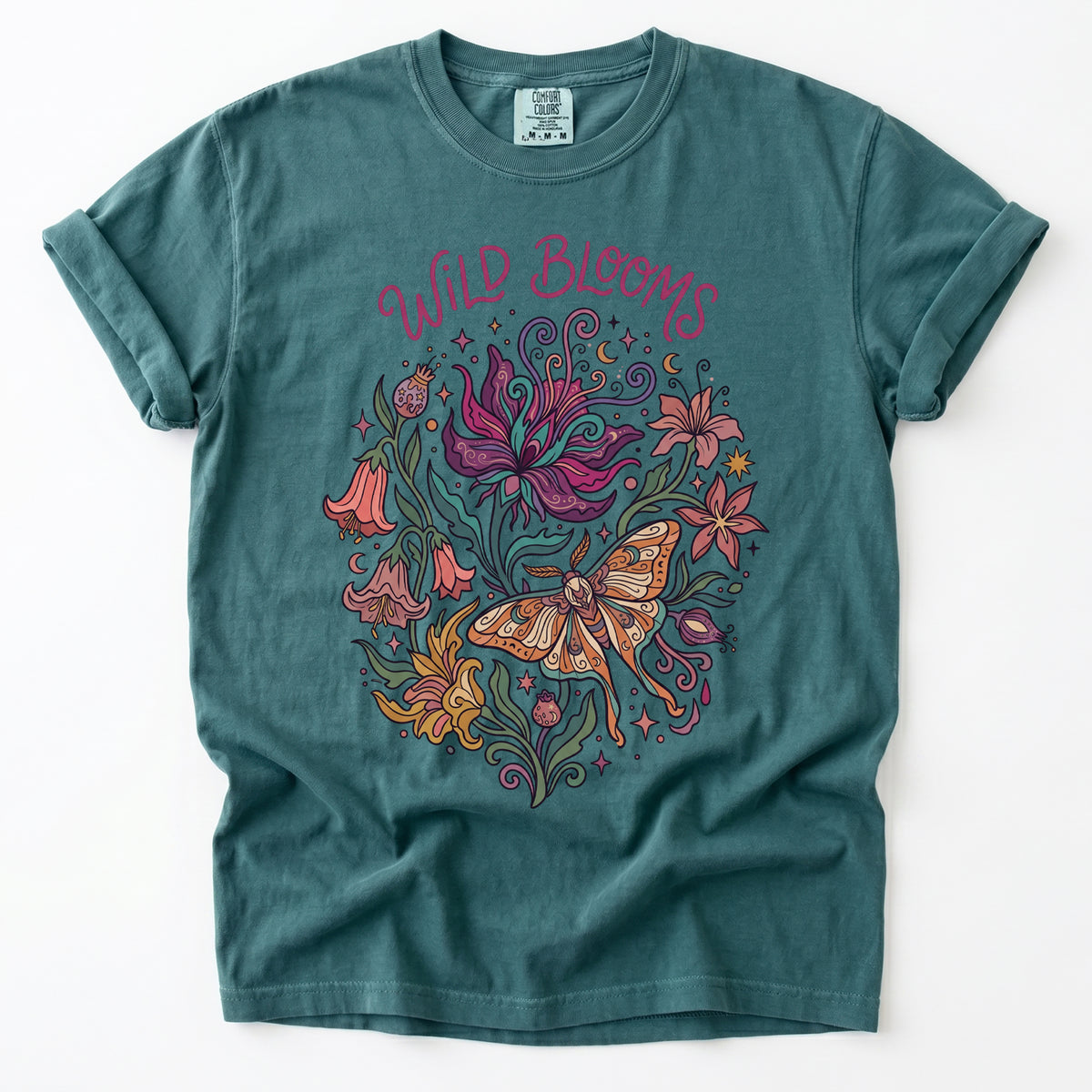 Wild Blooms Vintage Washed T-Shirt