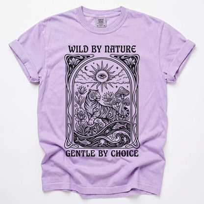 Wild By Nature Gentle By Choice Vintage Washed T-Shirt