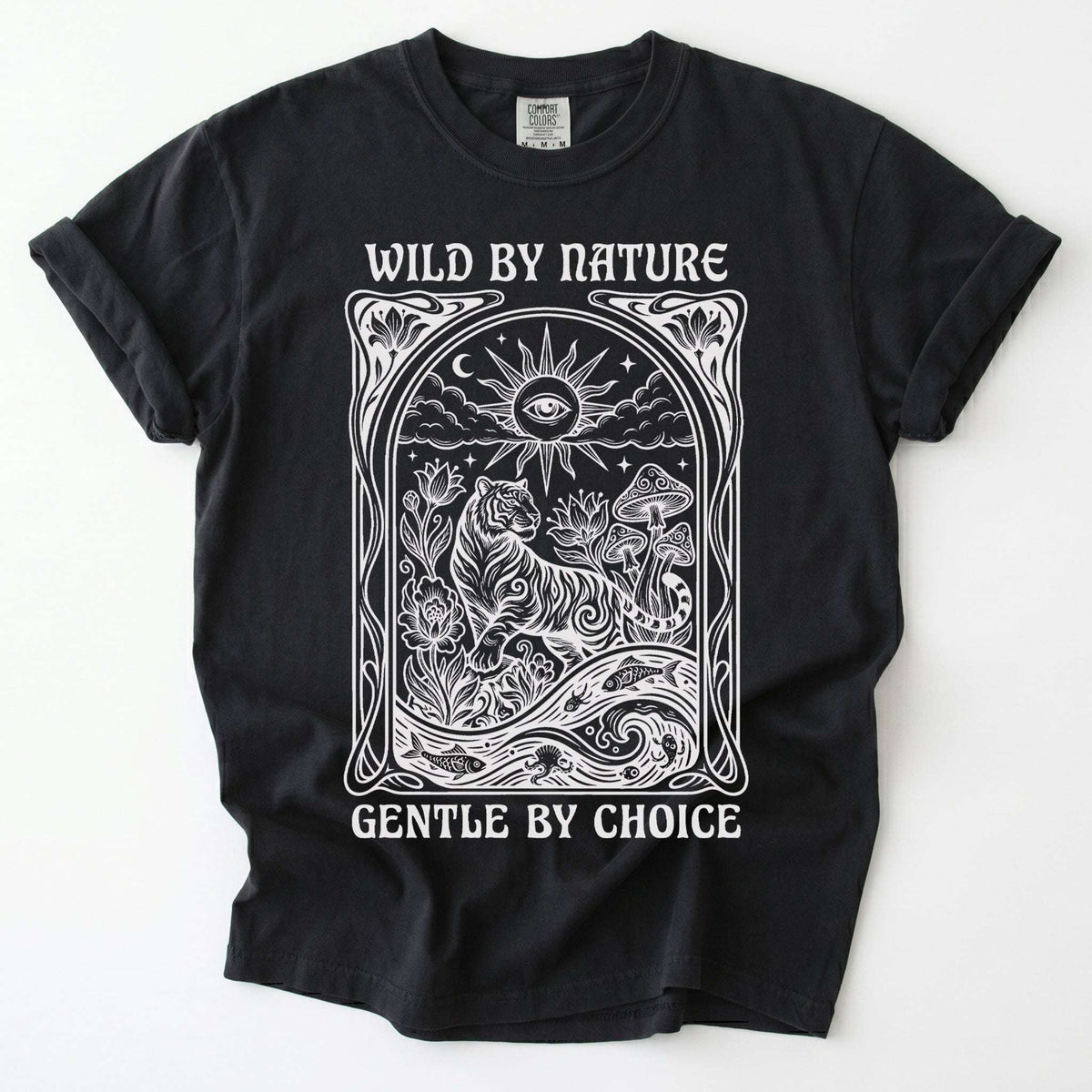 Wild By Nature Gentle By Choice Vintage Washed T-Shirt