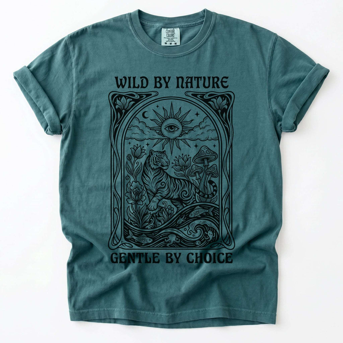 Wild By Nature Gentle By Choice Vintage Washed T-Shirt
