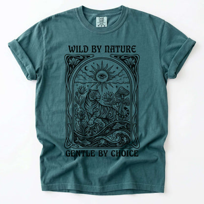 Wild By Nature Gentle By Choice Vintage Washed T-Shirt
