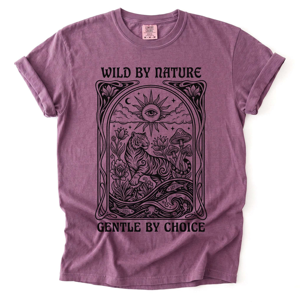 Wild By Nature Gentle By Choice Vintage Washed T-Shirt