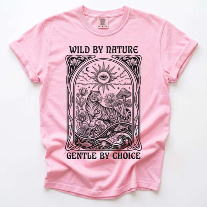 Wild By Nature Gentle By Choice Vintage Washed T-Shirt