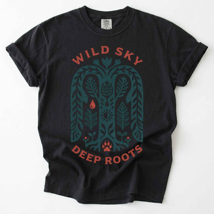 Wild Sky Deep Roots Vintage Washed T-Shirt
